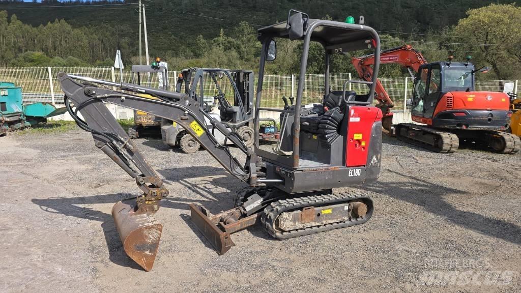 Volvo EC 18 Mini kotrók < 7t