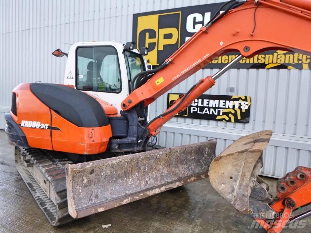 Kubota KX 080-3 A Közepes (midi) kotrók 7 t - 12 t