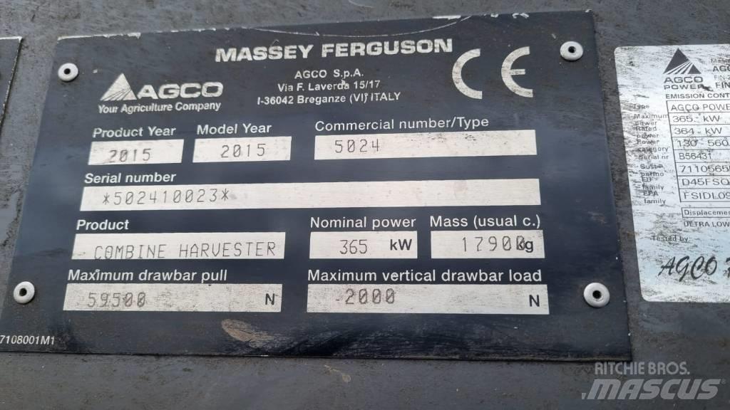 Massey Ferguson 9380 Kombájnok