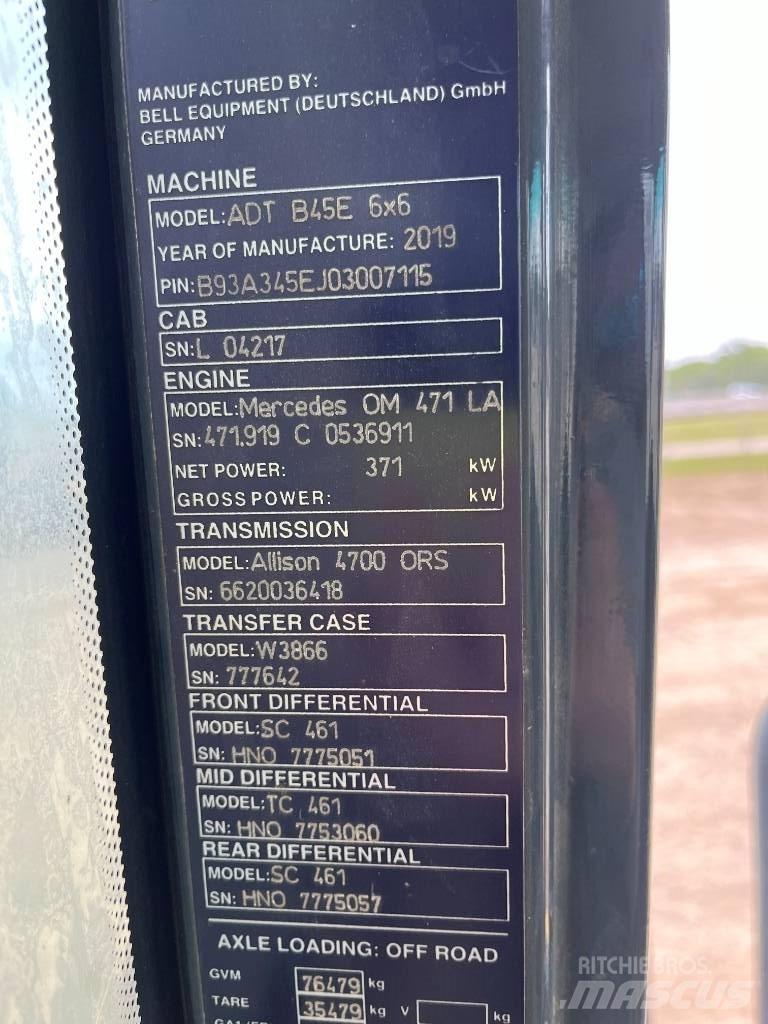 Bell B45E Csuklósdömperek