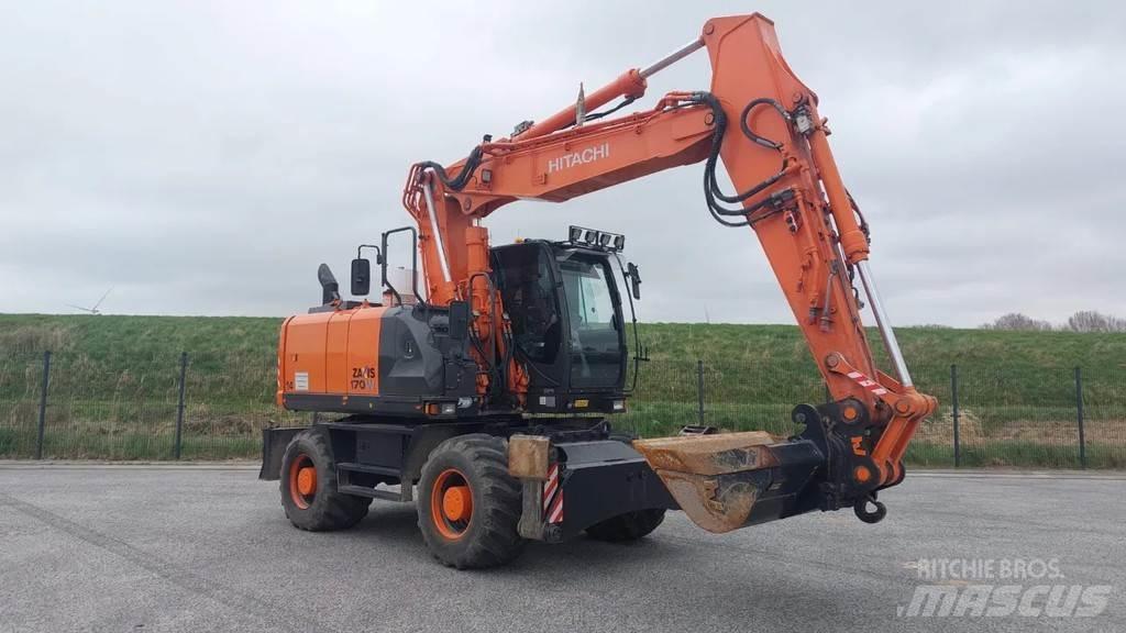 Hitachi ZX 170W-5B Gumikerekes kotrók