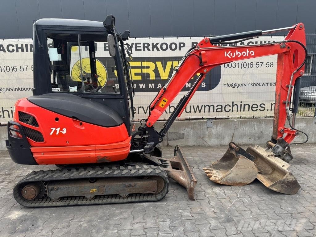 Kubota KX 71-3 Mini kotrók < 7t
