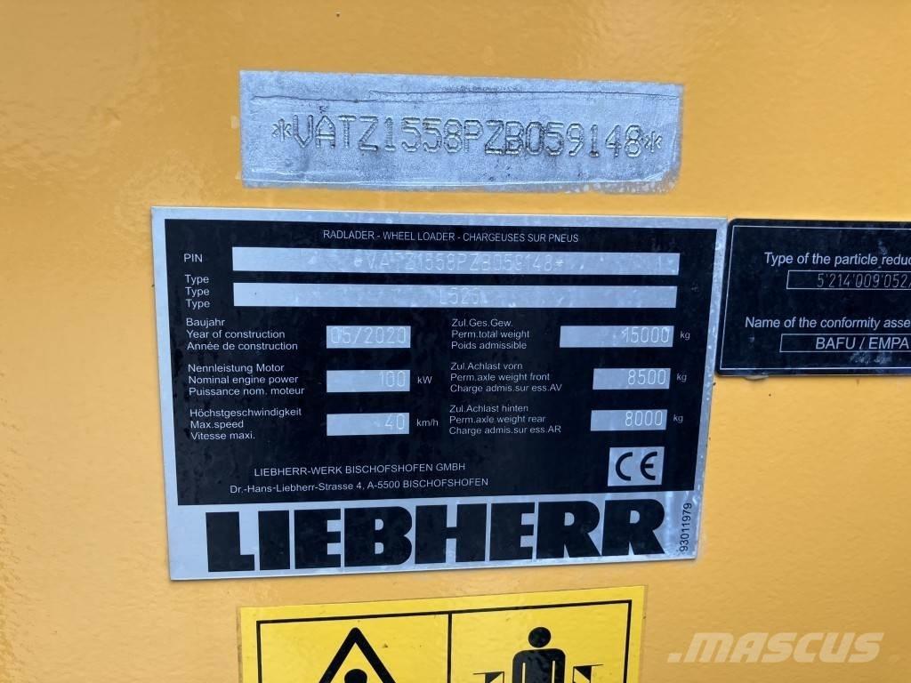 Liebherr L 526 Gumikerekes homlokrakodók