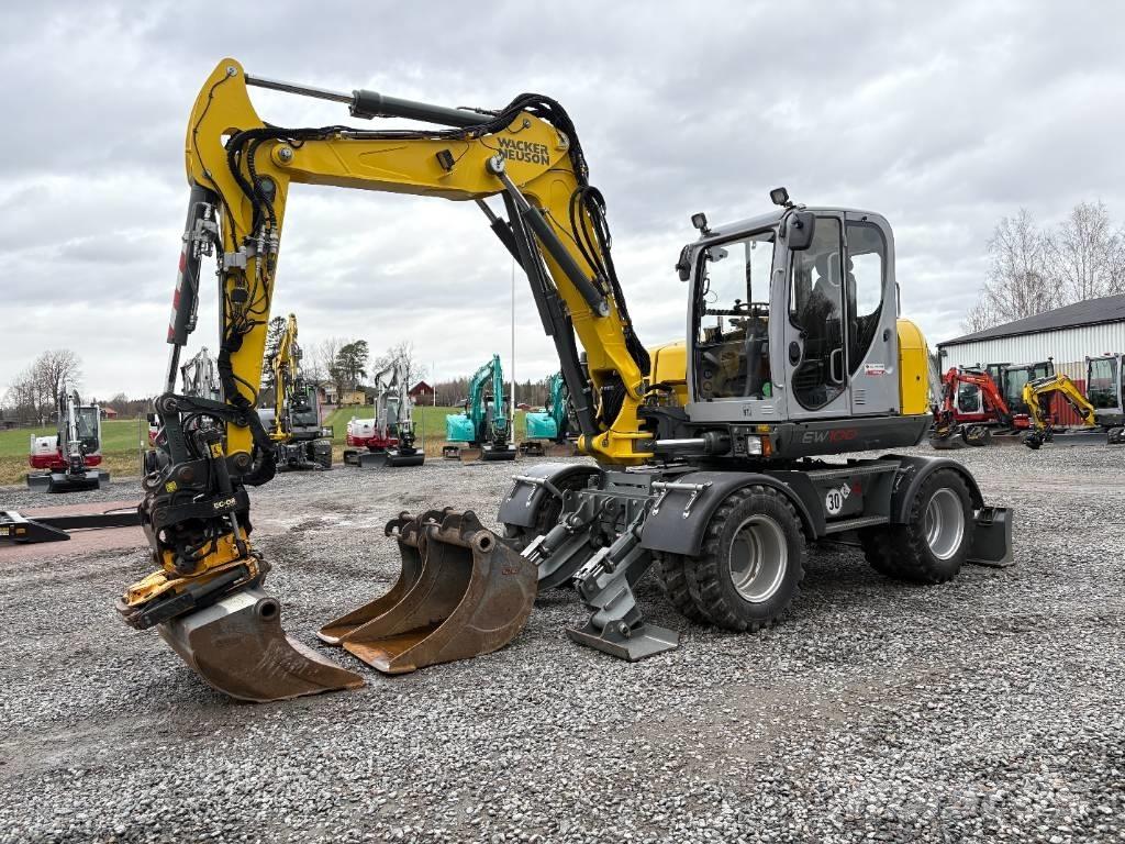 Wacker Neuson EW100 Gumikerekes kotrók