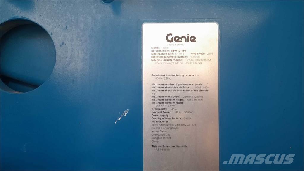 Genie S65 Teleszkópos emelők