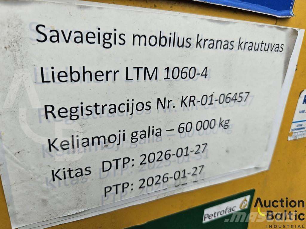 Liebherr LTM 1060 Darus teherautók