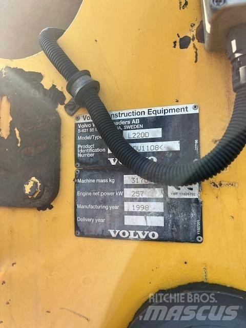 Volvo L220D Gumikerekes homlokrakodók