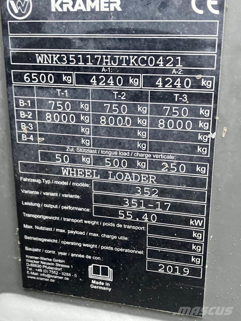 Kramer 8085T Teleszkópos mezőgazdasági rakodók