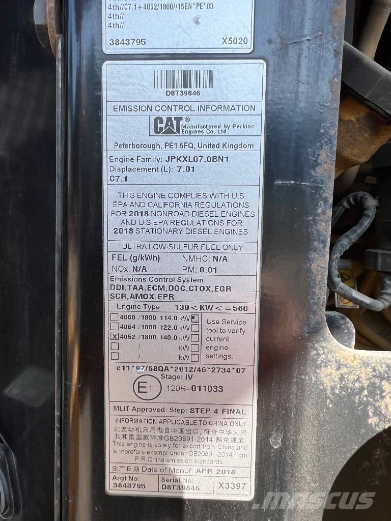 CAT 926M - 926 M Lánctalpas kotrók