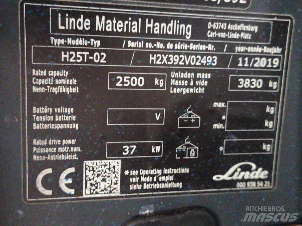 Linde H25T-02 Elektromos targoncák