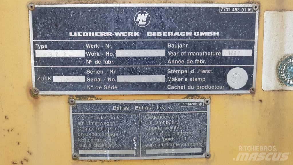 Liebherr K 32 Torony daruk
