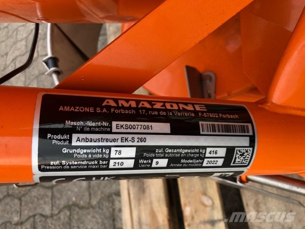 Amazone EKS 260 Homok és Sószórók