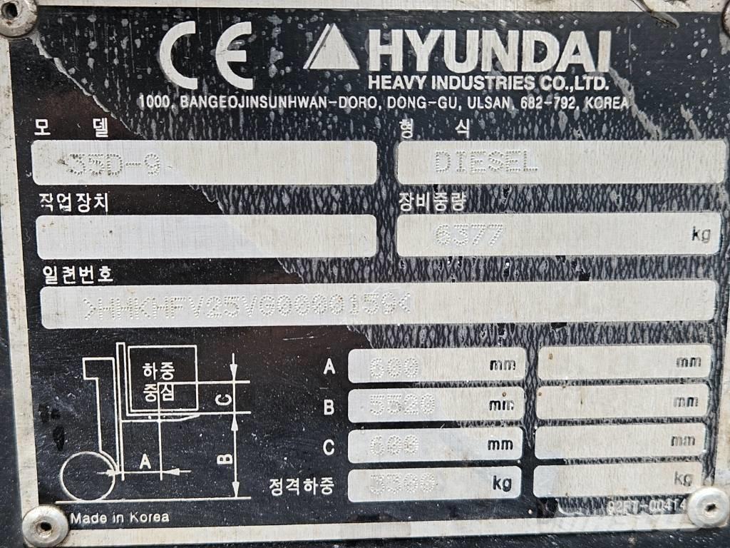 Hyundai 35d-9 Dízel targoncák