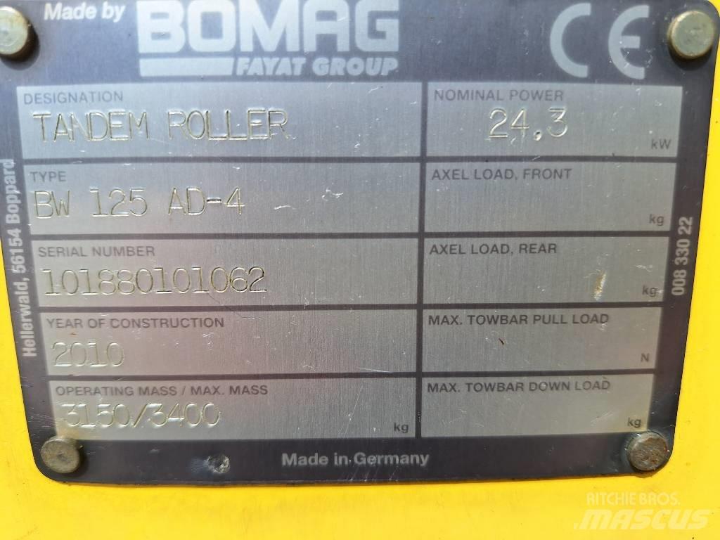 Bomag BW 125 AD-4 Ikerdobos hengerek