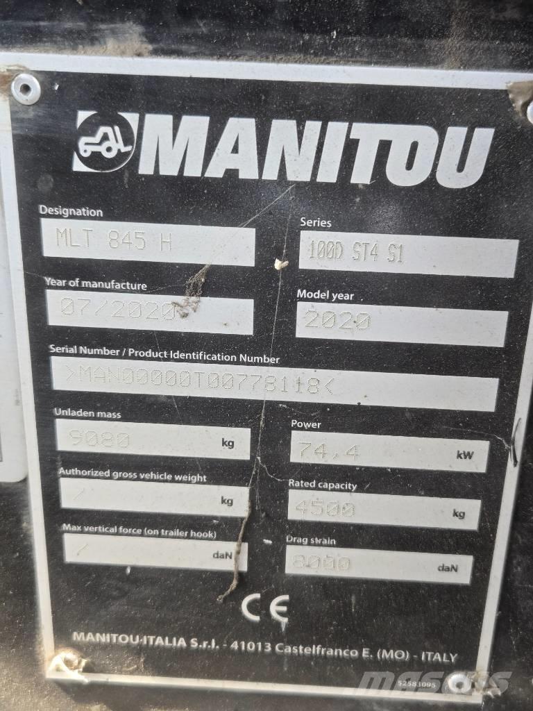 Manitou MLT 845 Teleszkópos rakodók