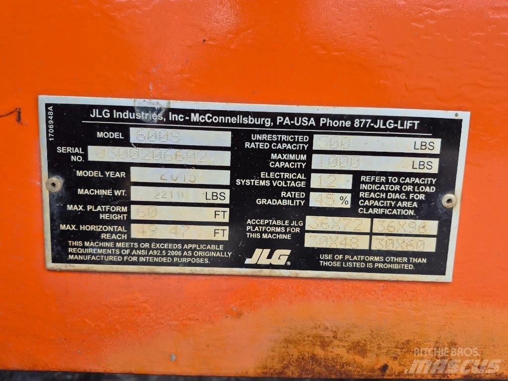 JLG 800 S Karos emelők