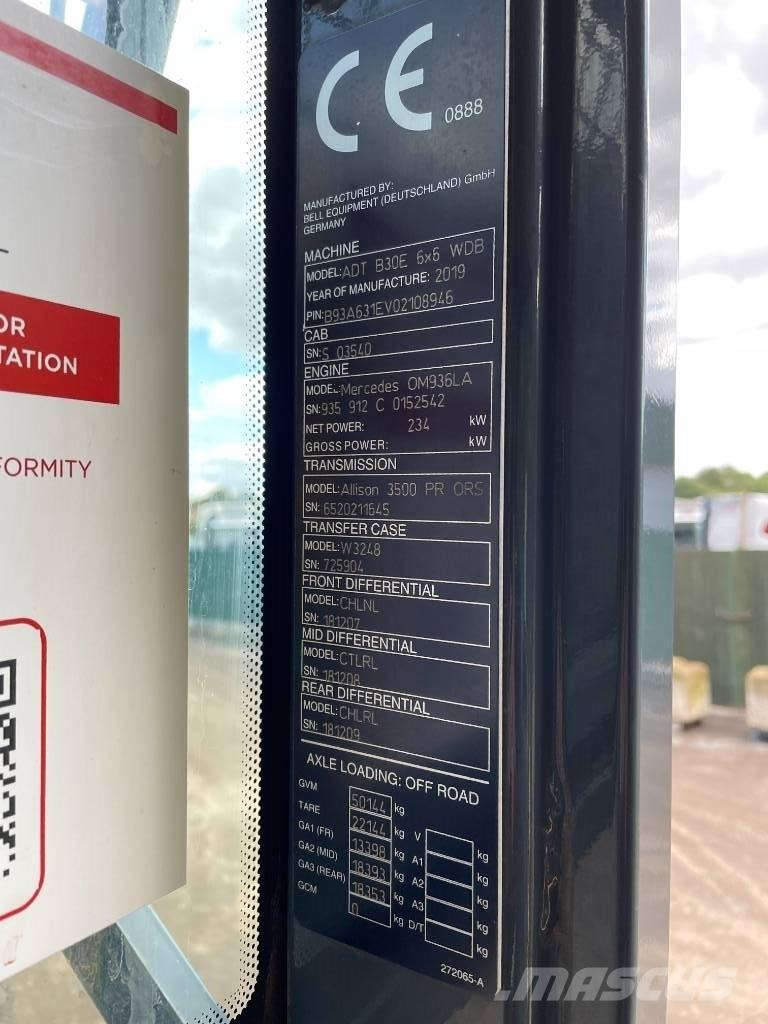 Bell B 30 E Csuklósdömperek