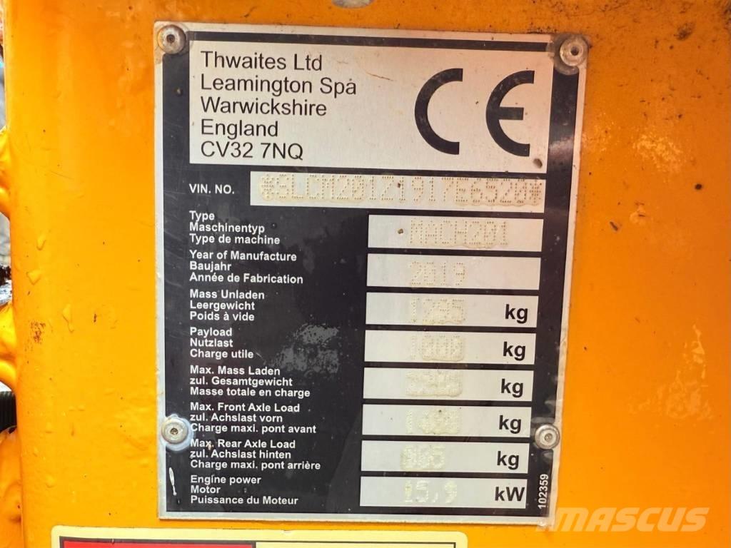 Thwaites Mach 201 Mezei dömperek
