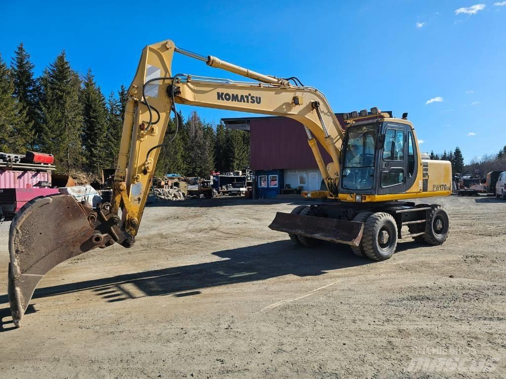 Komatsu PW 170-6 Gumikerekes kotrók