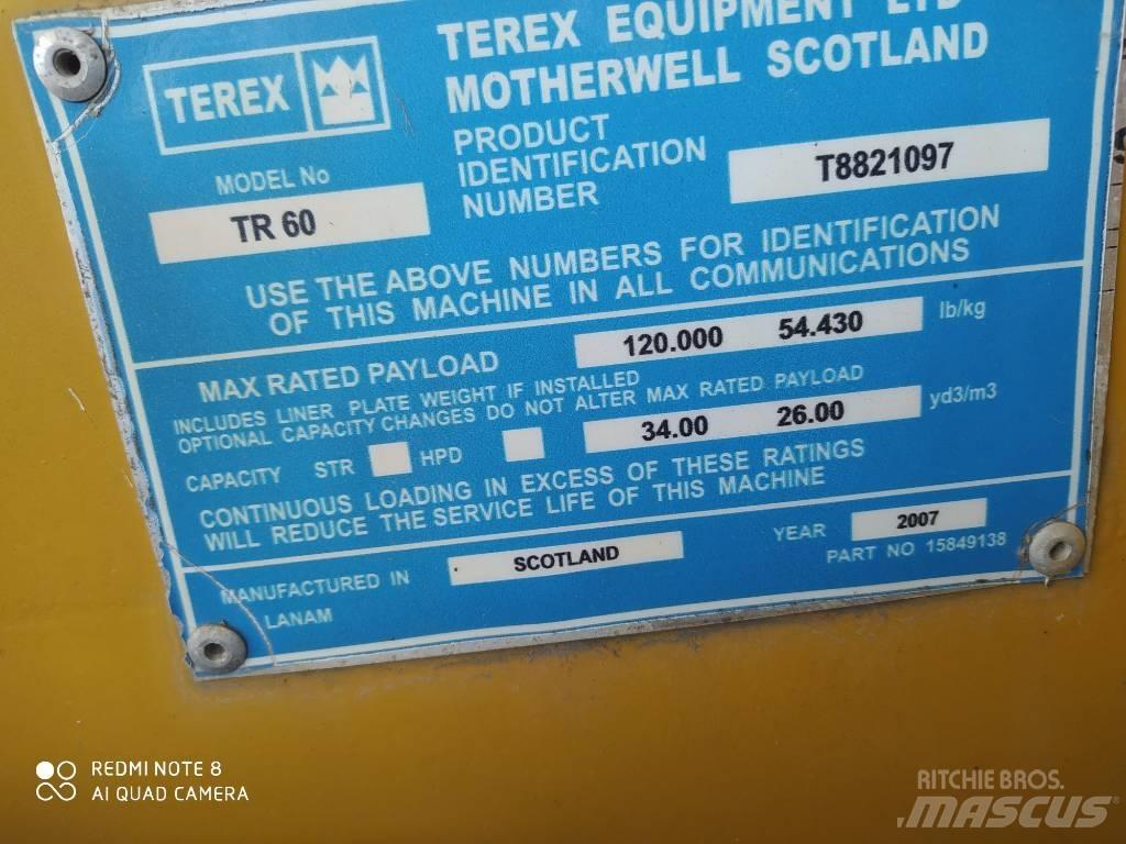 Terex TR 60 Nehézdömper