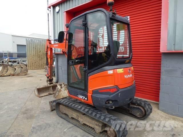 Kubota U 27-4 Mini kotrók < 7t
