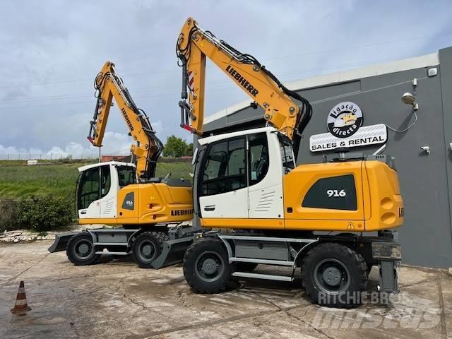 Liebherr 916 Gumikerekes kotrók