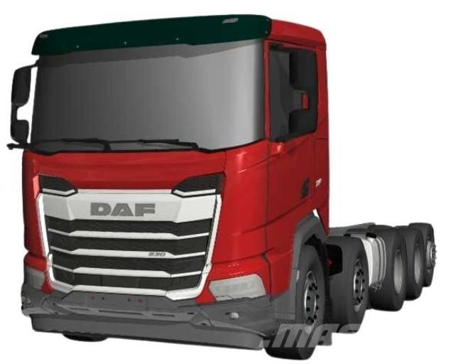 DAF XF 530 FAF 10x4 Fülkés alváz