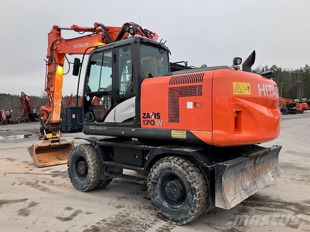 Hitachi ZX170WT-5 Gumikerekes kotrók