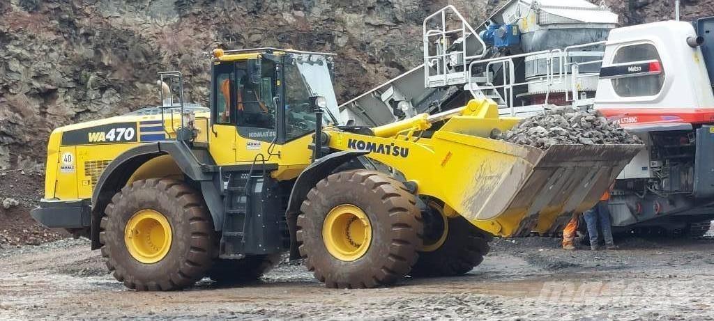 Komatsu WA470-8 Gumikerekes homlokrakodók