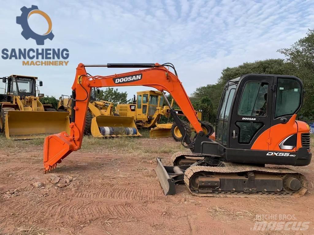 Doosan DX 55 Lánctalpas kotrók
