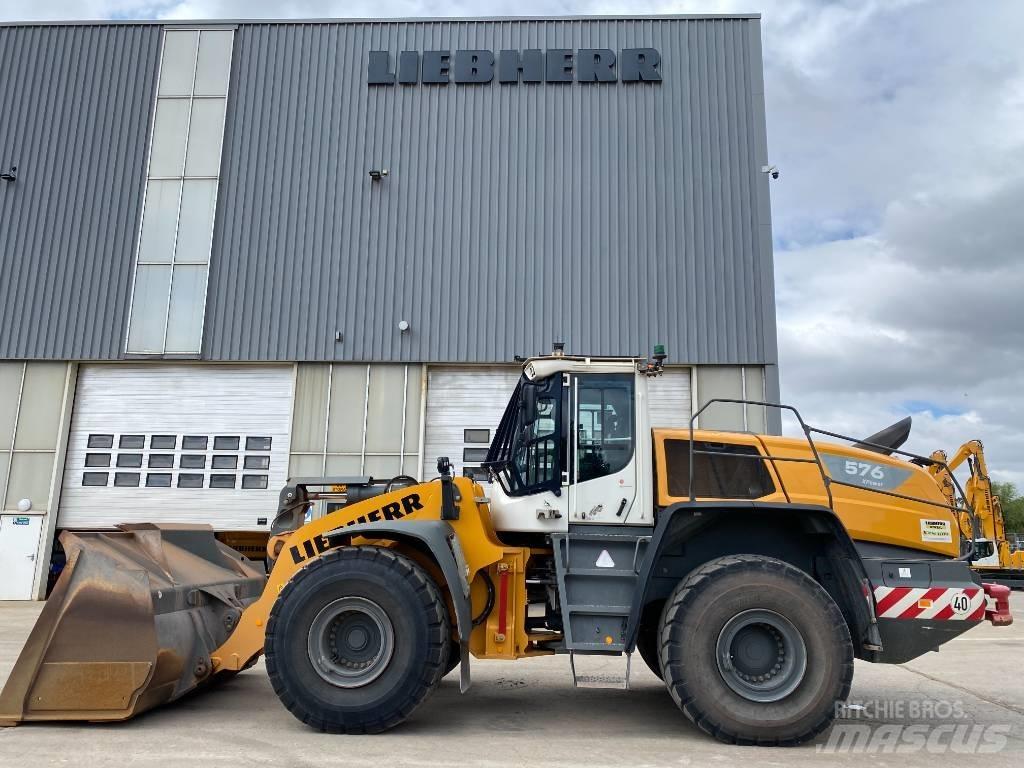 Liebherr L 576 Gumikerekes homlokrakodók