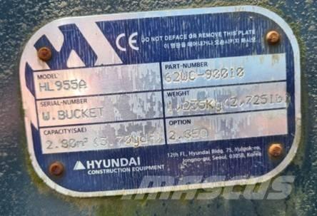 Hyundai HL955A Kanalak