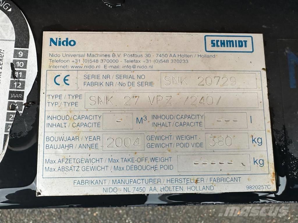 Nido SNK 27 VPZ 240 Hóeltakarítók