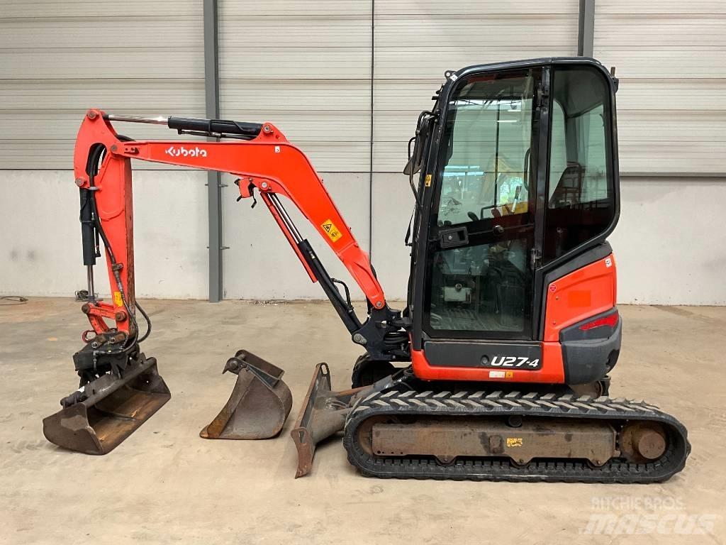 Kubota U 27-4 Mini kotrók < 7t