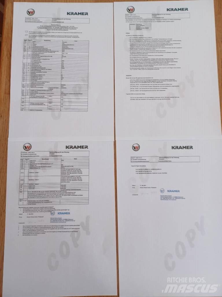 Kramer 5075 Gumikerekes homlokrakodók
