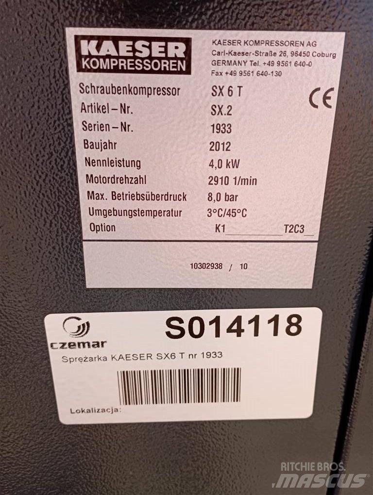 Kaeser SX6 T Kompresszorok