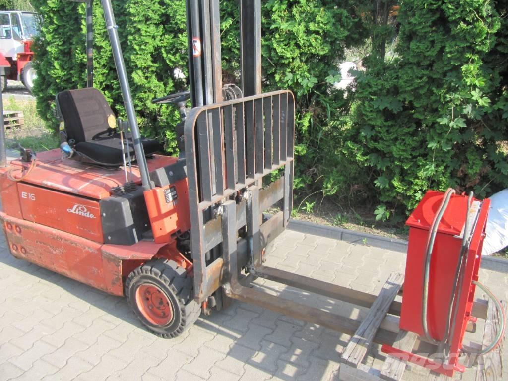 Linde E 16 Elektromos targoncák