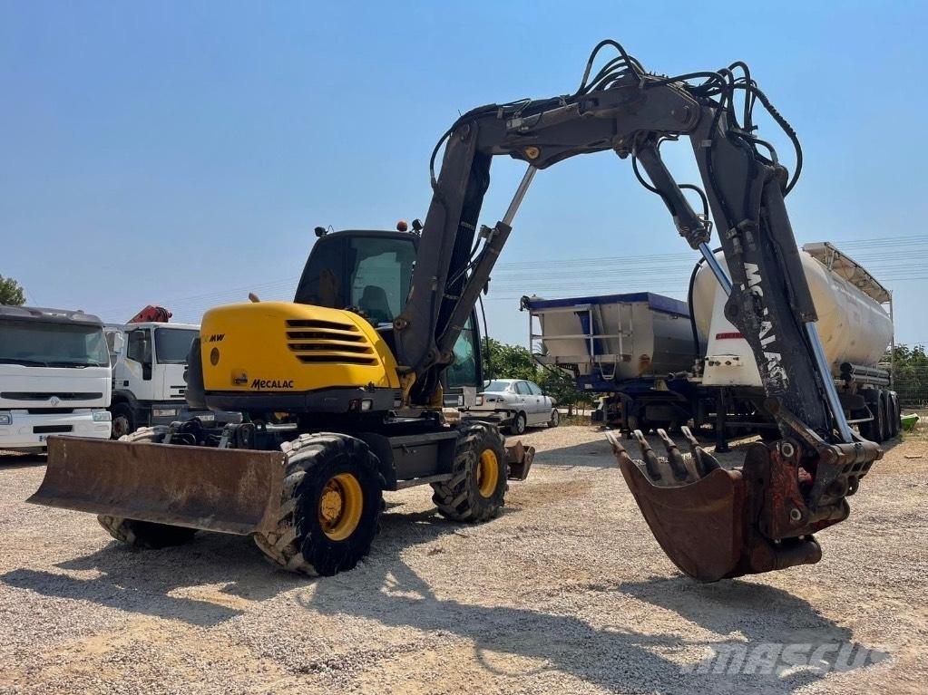Mecalac 714 MW Gumikerekes kotrók