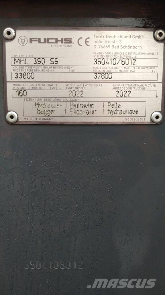 Fuchs 350 Kikötői anyagmozgató gépek