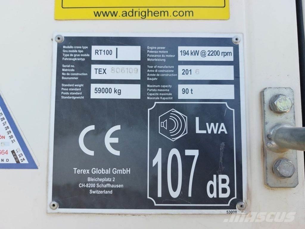 Terex RT100 Mobil daruk