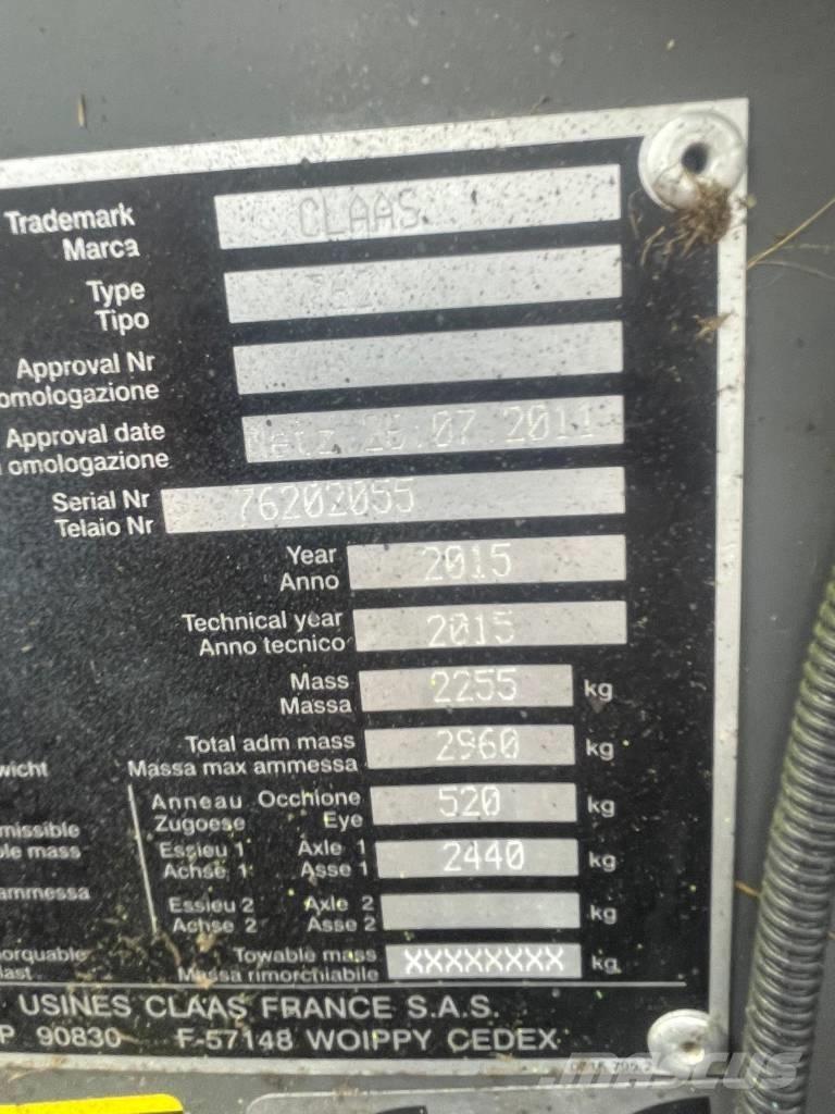 CLAAS Rollant 350 RC Körbálázók