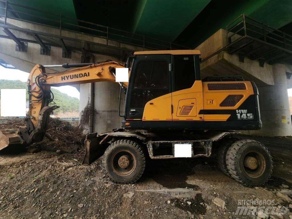 Hyundai HW 145 Gumikerekes kotrók