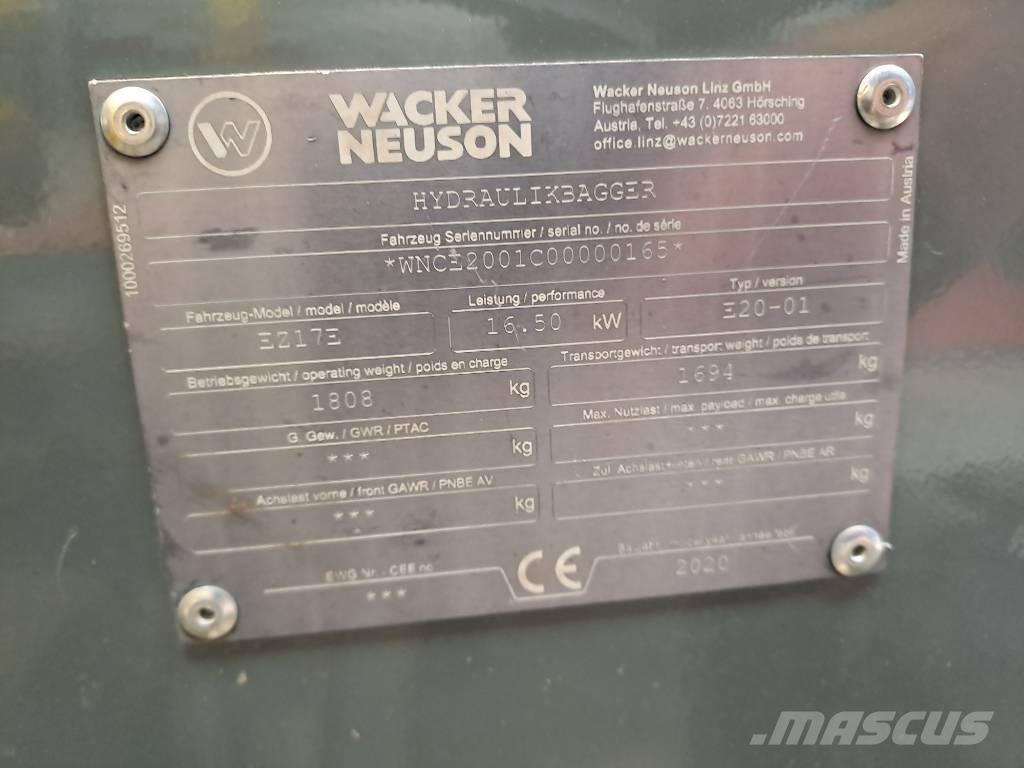 Wacker Neuson EZ17e Lánctalpas kotrók