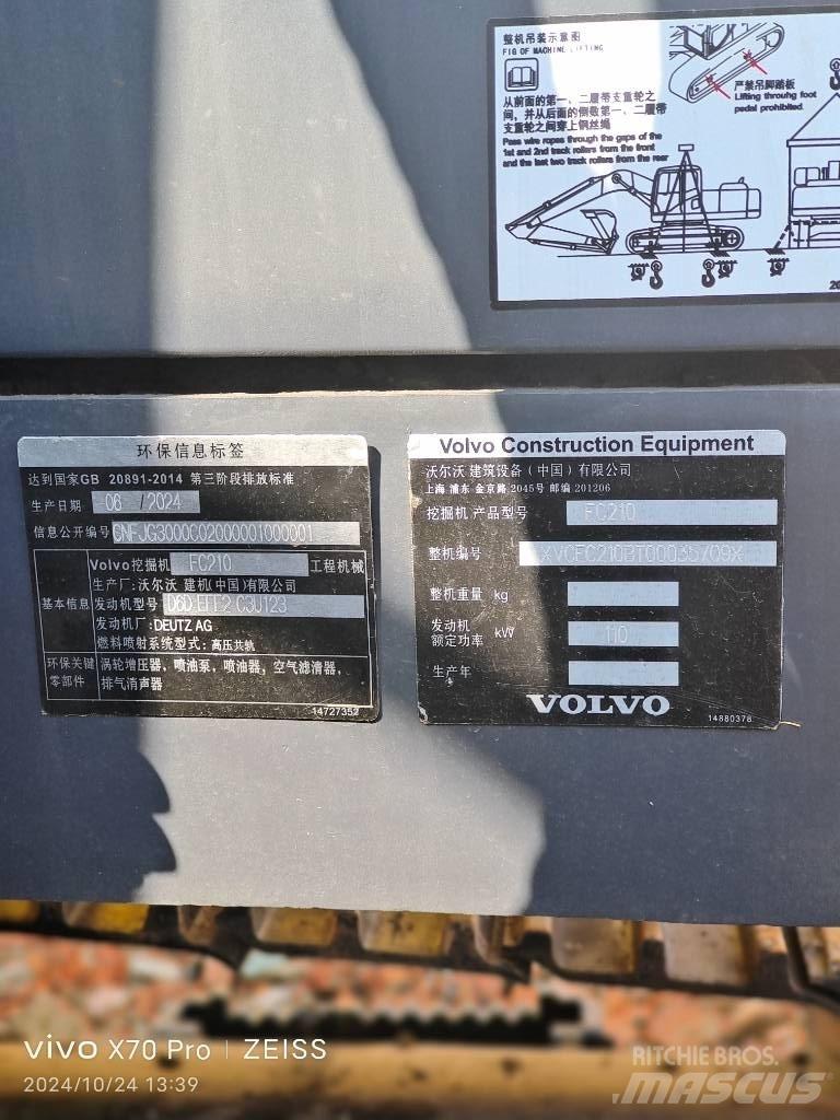 Volvo EC 210 Lánctalpas kotrók