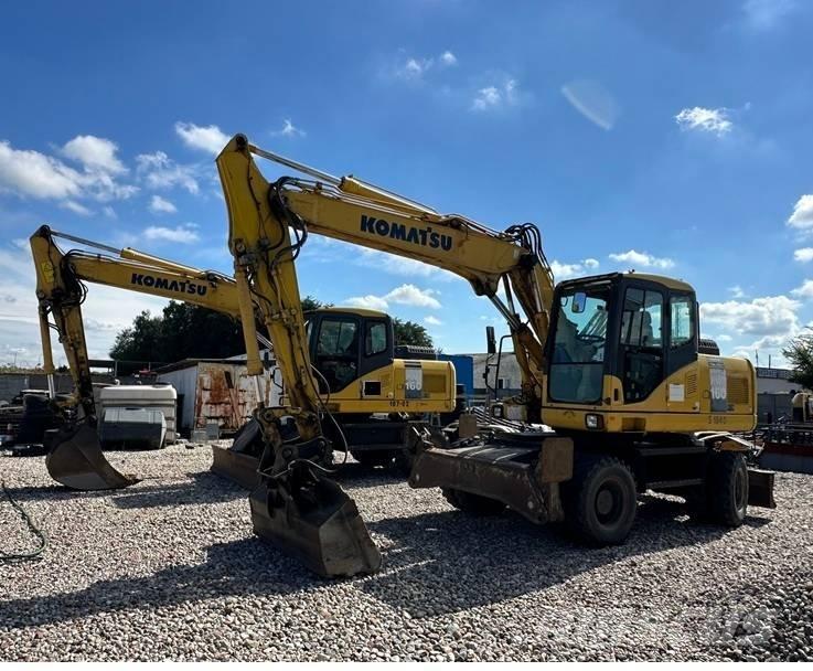 Komatsu PW 160-7E0 Gumikerekes kotrók