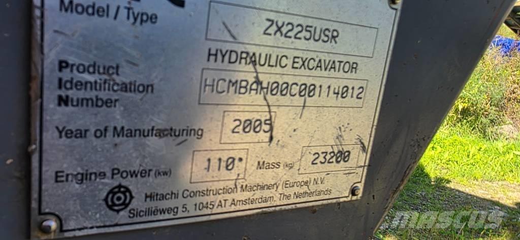 Hitachi ZX 225 USR Lánctalpas kotrók