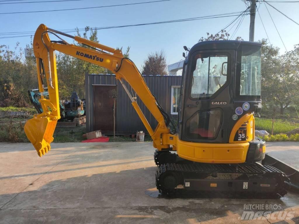 Komatsu PC 35 MR Mini kotrók < 7t