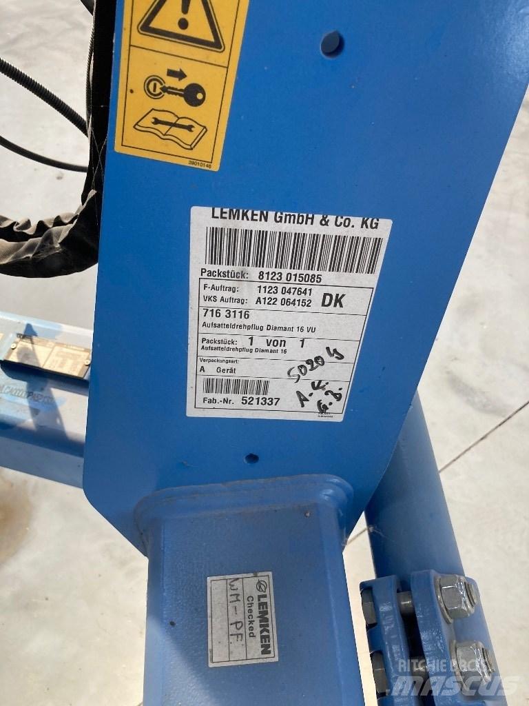 Lemken Diamant 16 Váltvaforgató ekék