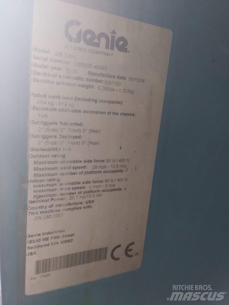 Genie GS 3268 Ollós emelők