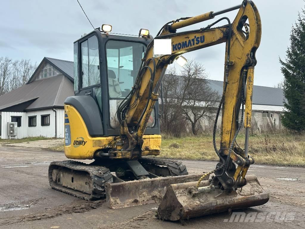 Komatsu PC 27 MR-2 Mini kotrók < 7t